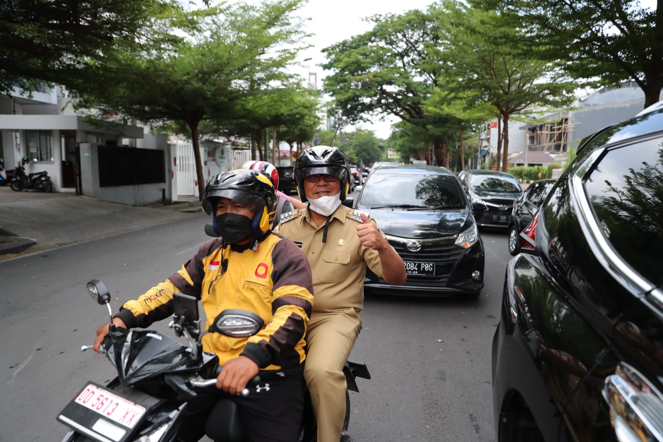 Ojol Day, Danny Pomanto Manfaatkan Tiga Layanan Ojol – MakassarKota