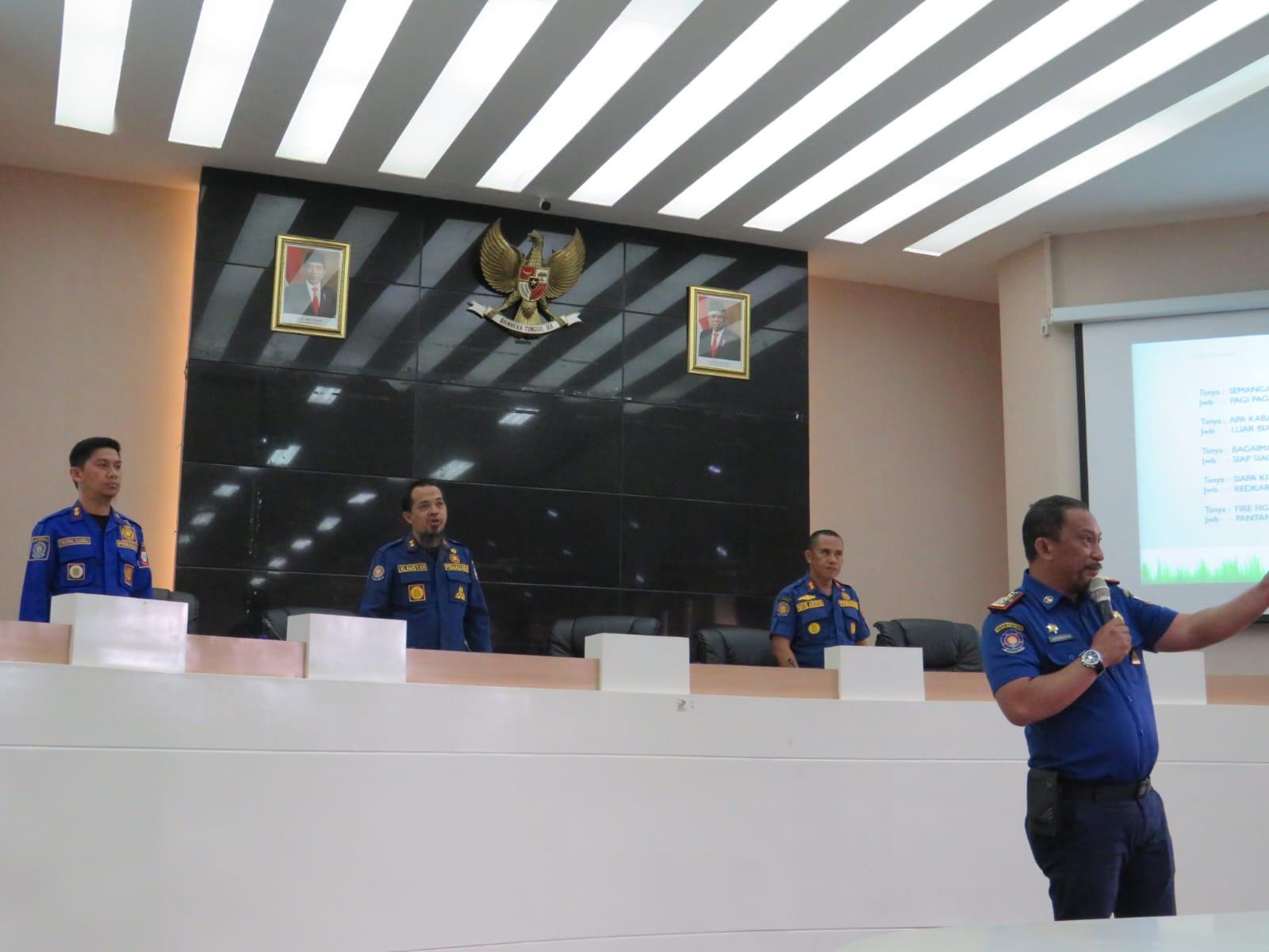 100 Anggota dan Anak Binaan Batalyon 120 Dibina Jadi Relawan Kebakaran Kota Makassar – MakassarKota