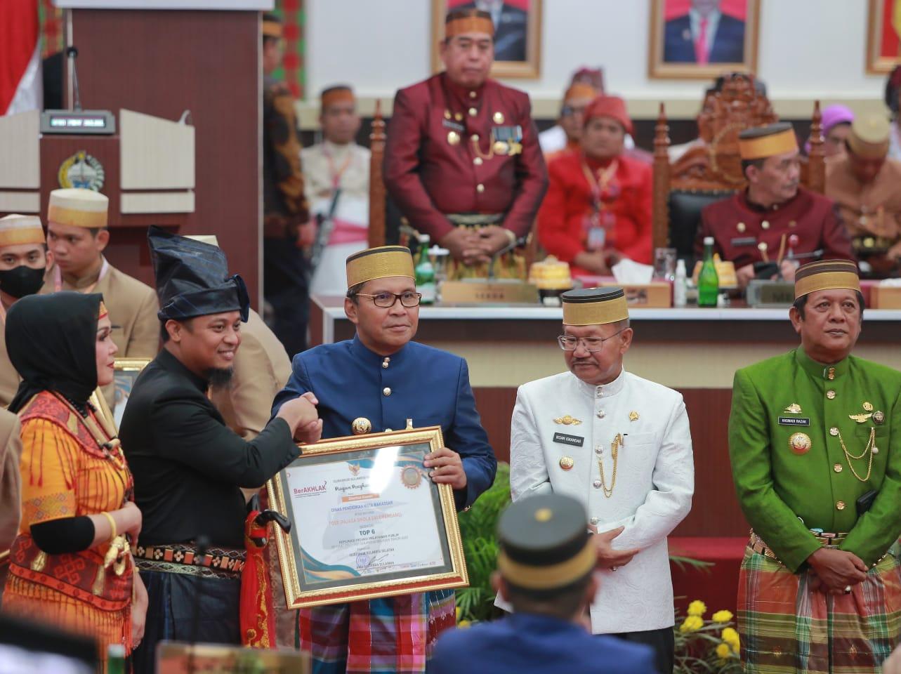POSE Masuk Top 6 Inovasi Tingkat Provinsi, Danny Pomanto Terima Penghargaan di HUT ke – 353 Sulsel – MakassarKota