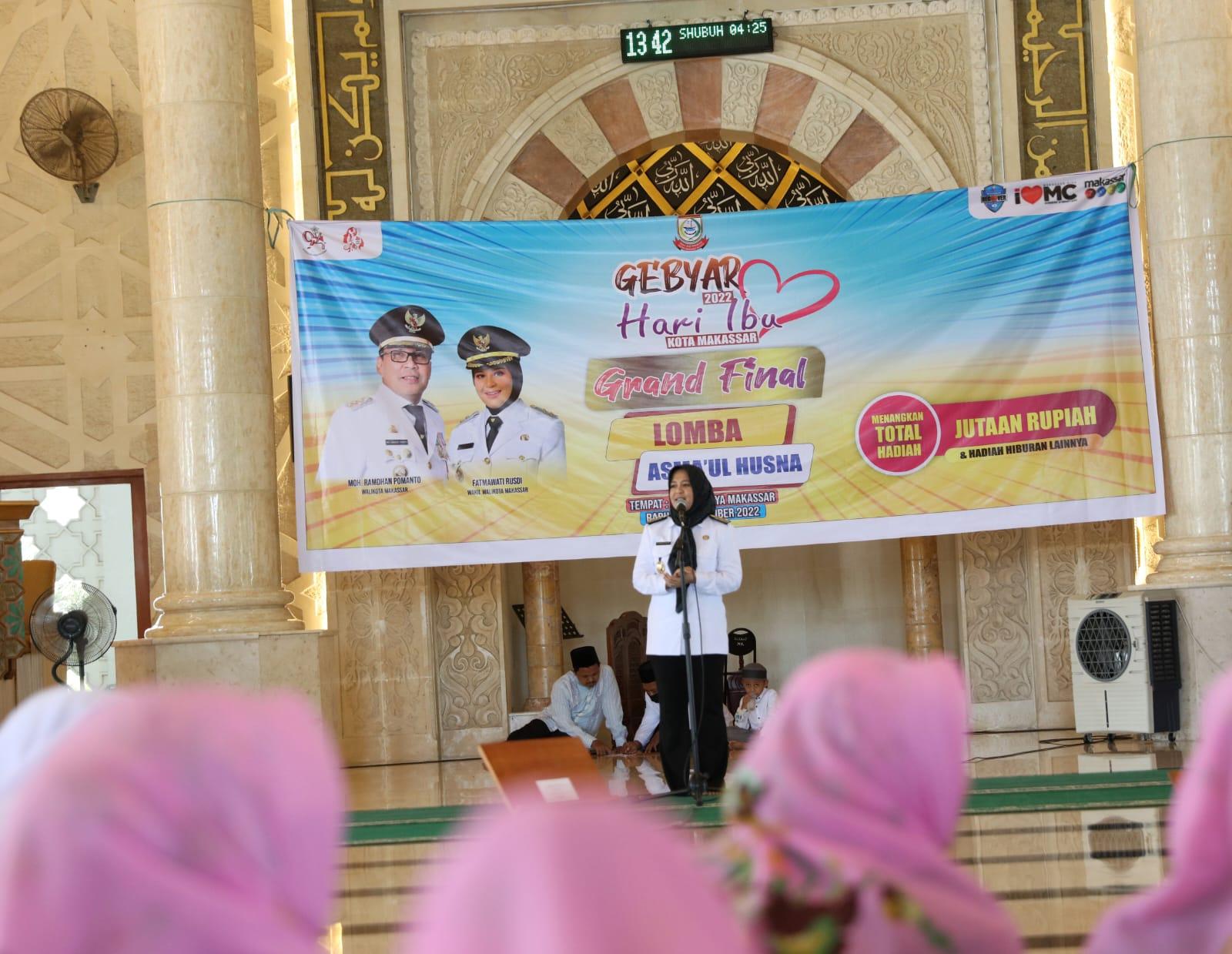 Wakil Wali Kota Makassar Sampaikan Rasa Haru dan Terima Kasih Usai Tutup Lomba Asmaul Husna – MakassarKota
