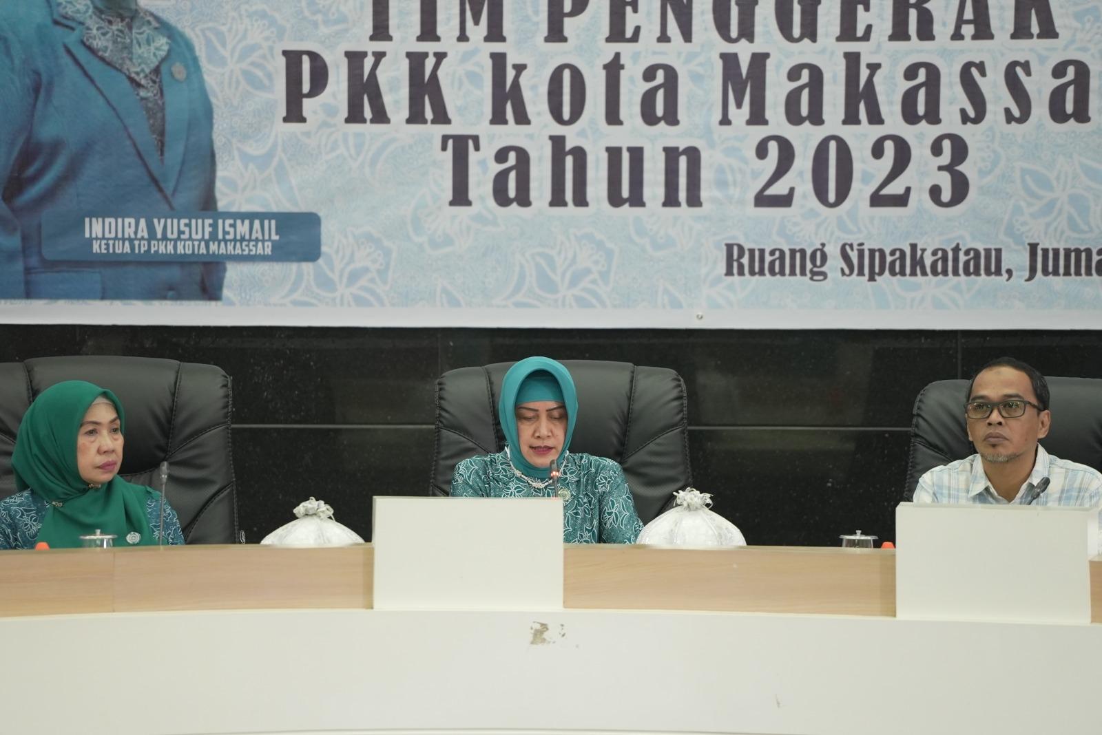 Indira Yusuf Ismail Buka Raker TP PKK Kota Makassar