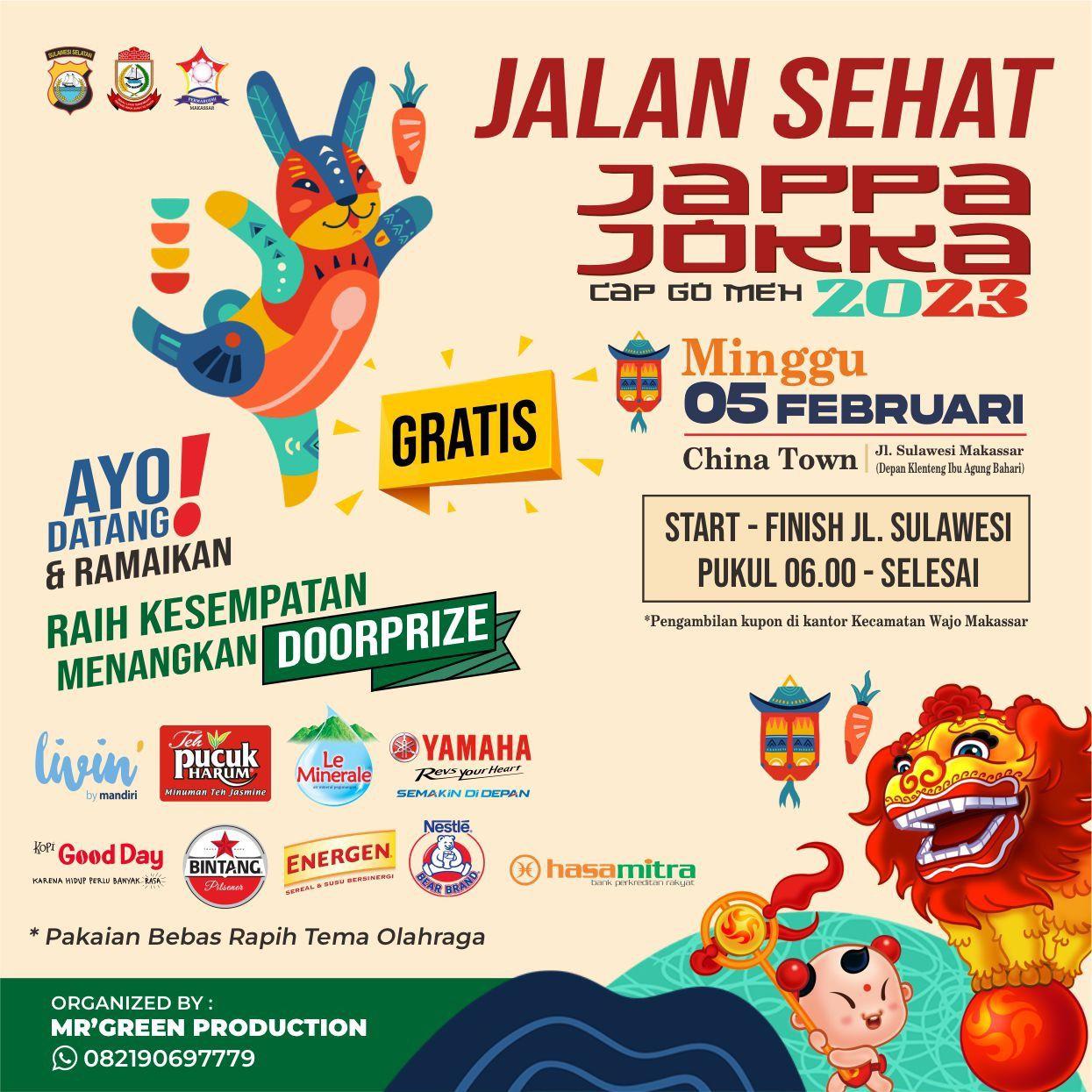 Jalan Santai Jadi Pembuka Puncak Cap Go Meh 2023, Sasar 1.500 Peserta