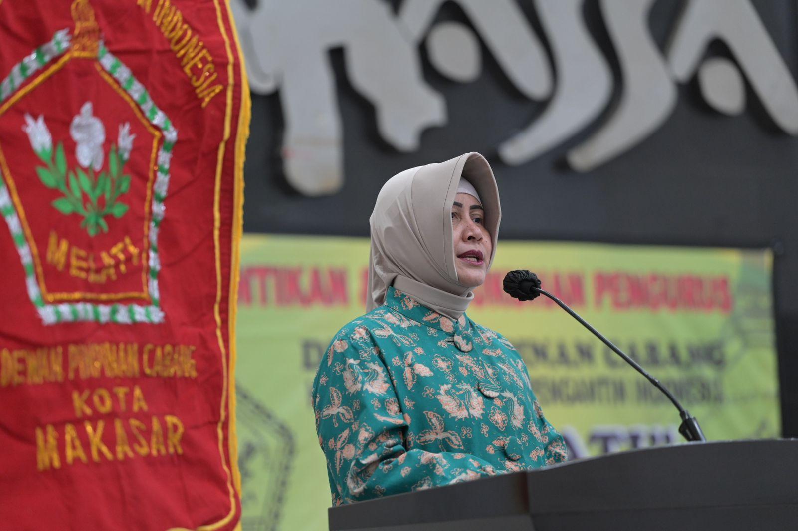 Ketua TP PKK Kota Makassar Kukuhkan Pengurus DPC HARPI Melati