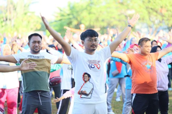 Senam Sehat KORMI di Manggala, dr Udin Berbagi Tips Kesehatan Dokter Kita