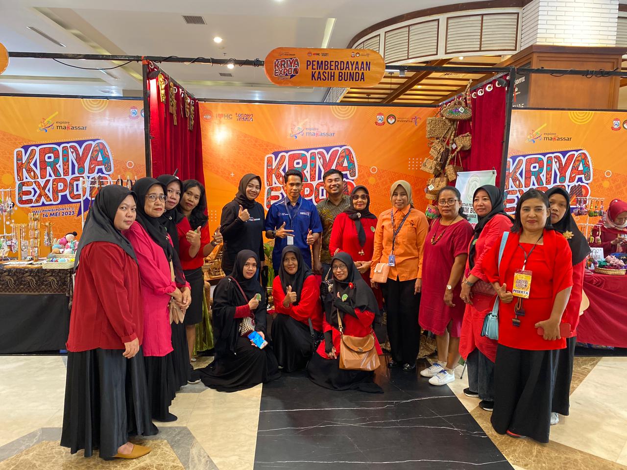Dinas Pariwisata Kota Makassar Dukung Pelaku Usaha Sub Sektor Kriya Kota Makassar Melalui Kriya Expo 2023