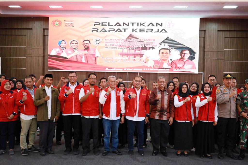 Bupati Wajo Amran dan Ketua IKA Unhas Sulsel Danny Pomanto Kolaborasi-Inisiatif untuk Negeri