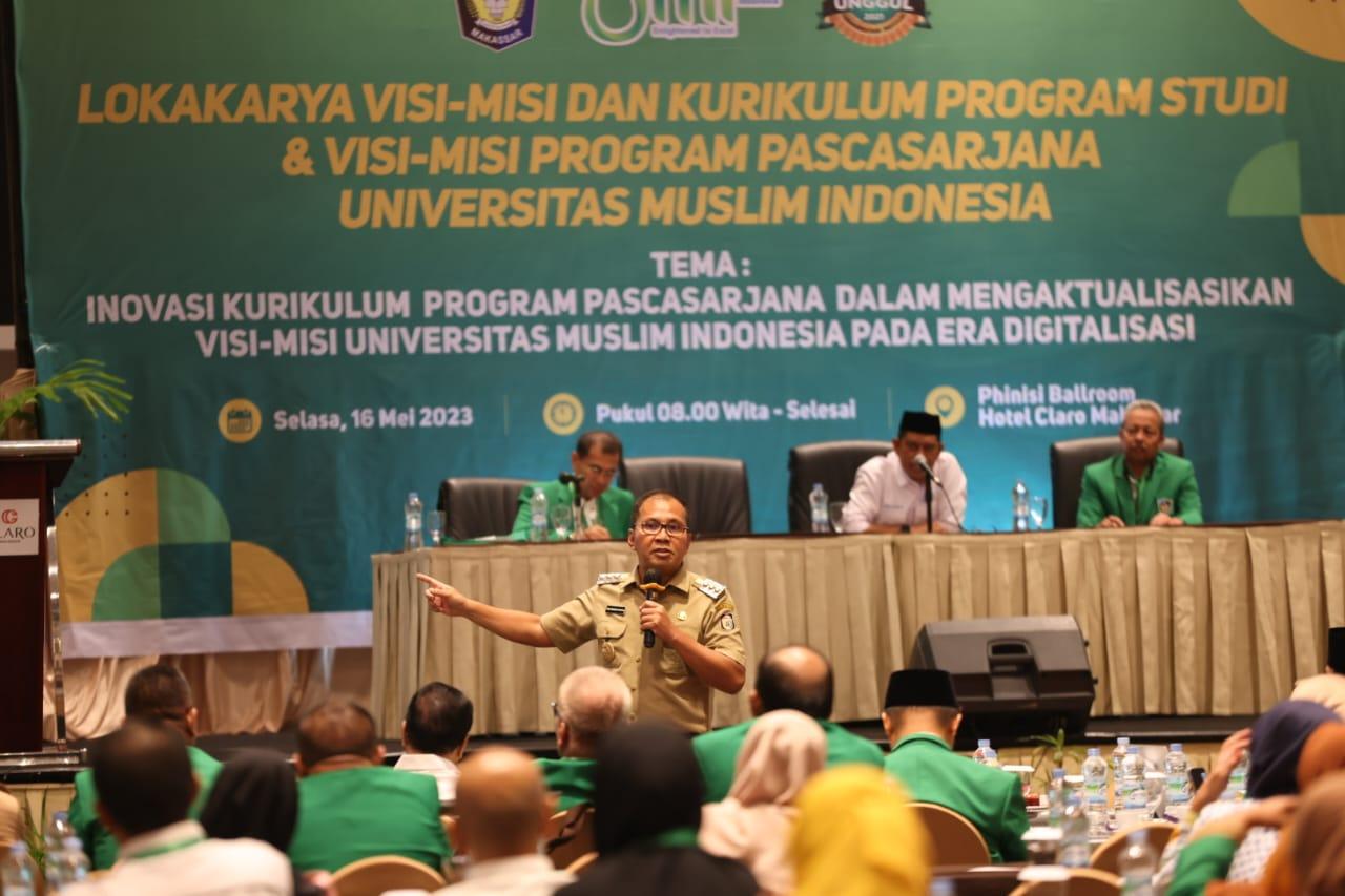 Danny Pomanto Jadi Pemateri Visi-Misi dan Kurikulum Program Pascasarjana UMI: Paparkan Makassar Twice Better