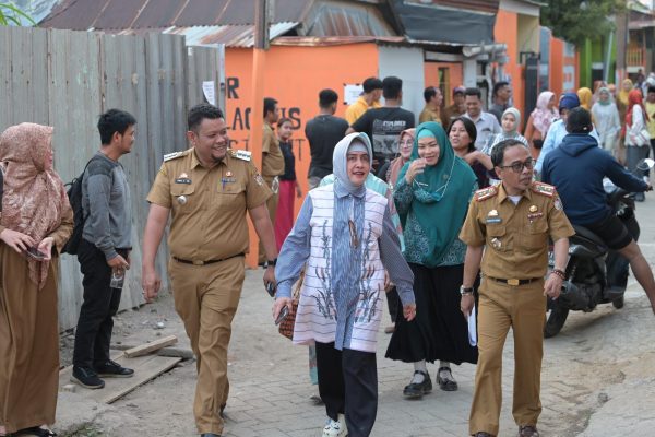 Ketua TP PKK Pantau Maccini Sombala Jelang Lomba Kelurahan