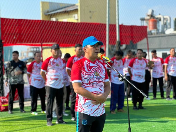 Jajal Rumput Hijau Lapangan Alpha Mini Soccer GTC Lawan JPU Polrestabes Makassar, Danny Pomanto Cetak Satu Gol