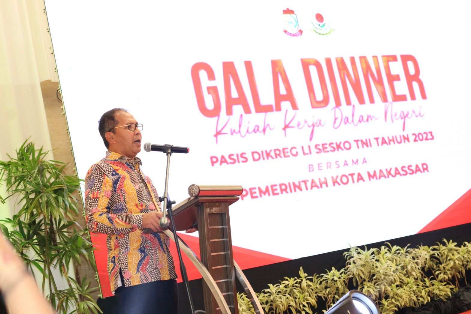 Jamuan Makan Malam Peserta KKDN Pasis Dikreg LI Sesko TNI, Danny Pomanto Ajak Buktikan Branding Makassar Kota Makan Enak