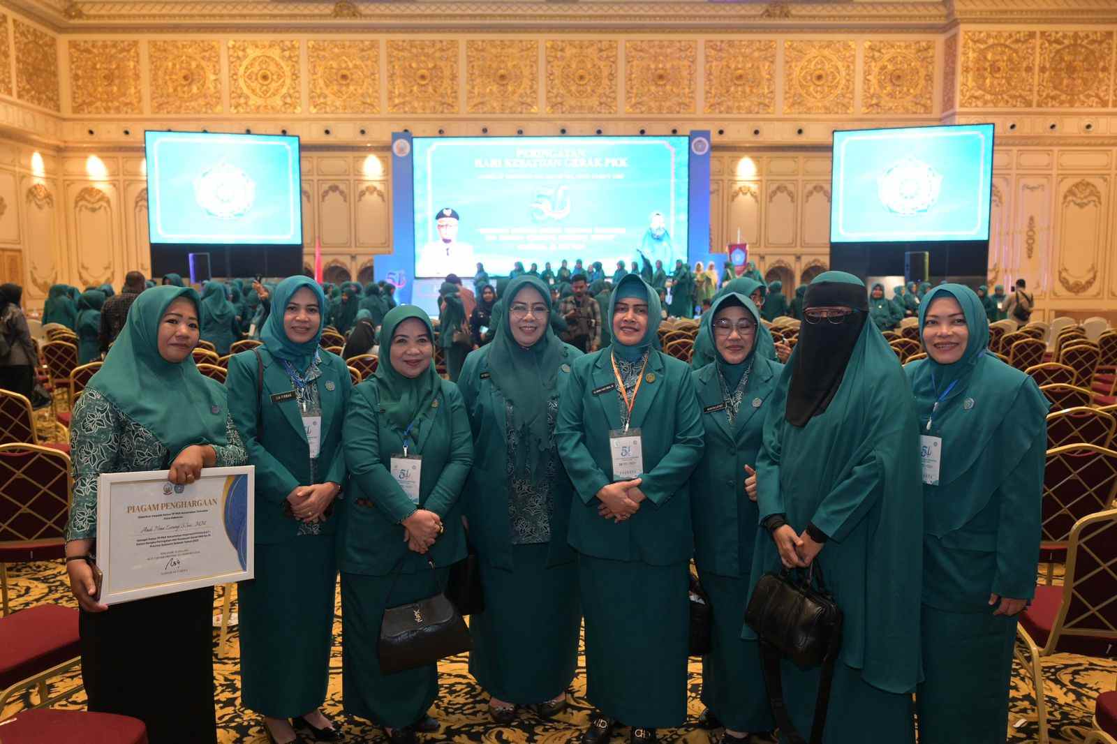 Ketua TP PKK Kota Makassar Hadiri HKG PKK Tingkat Provinsi Sulsel