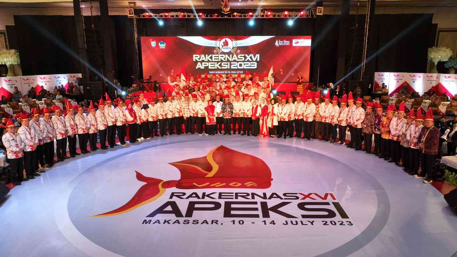 Rakernas APEKSI XVI Tahun 2023 di Makassar Resmi Dibuka