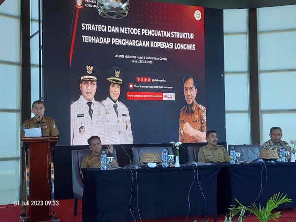 Diskop & UKM Makassar Gelar Strategi dan Metode Penguatan Struktur Terhadap Penghargaan Koperasi Longwis