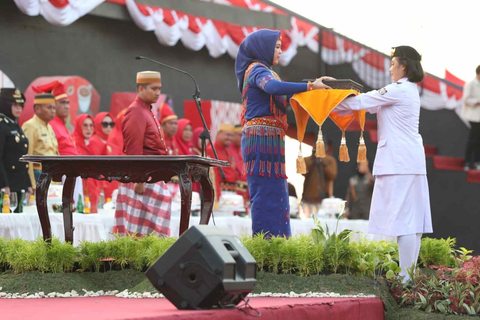 HUT Kemerdekaan RI ke - 78, Fatmawati Rusdi Apresiasi Paskibra