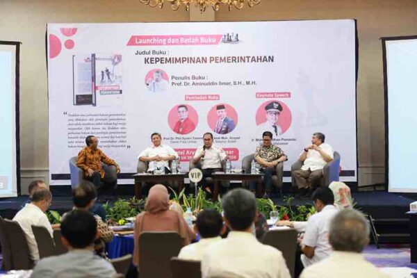 Danny Pomanto Bicara Pemimpin Peradaban pada Peluncuran Buku Karya Prof Aminuddin Ilmar – MakassarKota