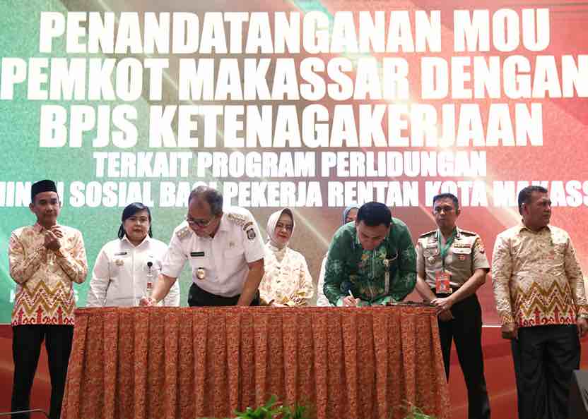 Asyik! Ribuan Pekerja Rentan di Makassar Bakal Dilindungi BPJS Ketenagakerjaan – MakassarKota