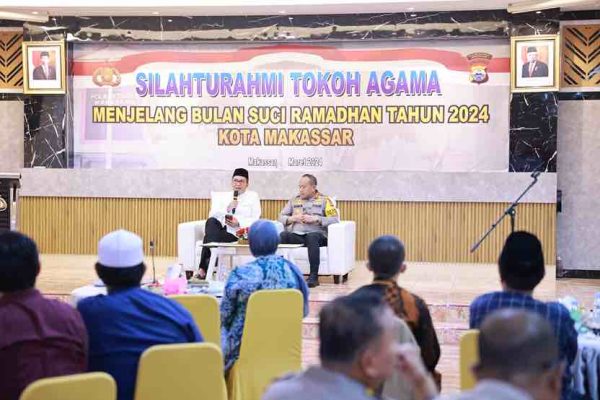 Danny Pomanto-Kapolrestabes Makassar dan Tokoh Agama Kuatkan Soliditas Sambut Ramadhan – MakassarKota